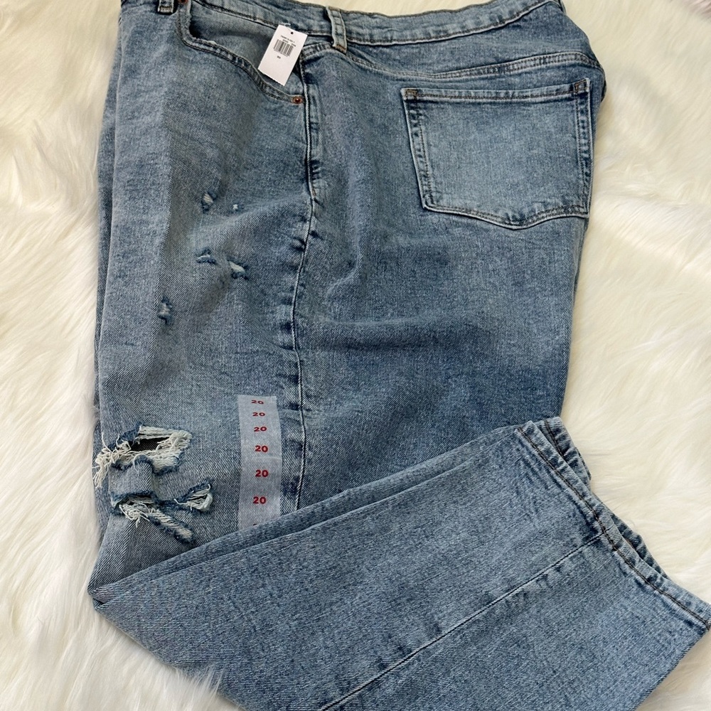 NWT Old Navy Distressed Button-fly Jeans